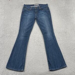 Joe's Jeans Denim Pants Women 30 Blue Rocker Flare Low Rise Stretch Casual